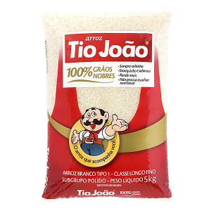 Arroz Tio João (Tio Joao White Rice) - 4.5 Kg - 10 Lbs